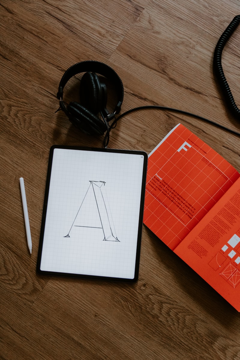 A well-organized notebook representing your trading journal setup